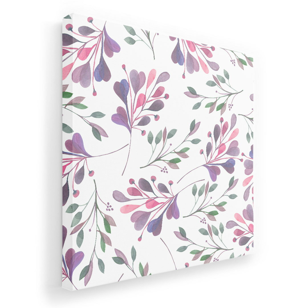 アートパネル 絵 絵画 飾り 選べるサイズ 333×333mm 正方 スクエア モダン 玄関 写真 フォト インテリア おしゃれ 012582 植物　葉　柄