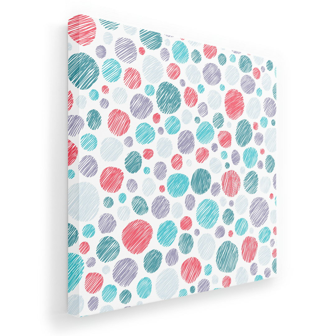 Rakuten - アートパネル 絵 絵画 飾り 選べるサイズ 333×333mm 正方 スクエア モダン 玄関 写真 フォト インテリア おしゃれ 012802 水玉　ドット