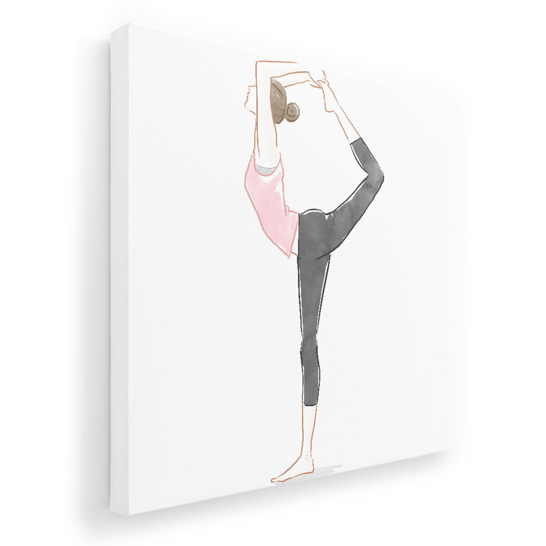 アートパネル 絵 絵画 飾り 選べるサイズ 455×455mm 正方 スクエア モダン 玄関 写真 フォト インテリア おしゃれ 013619 ヨガ 女性 体操