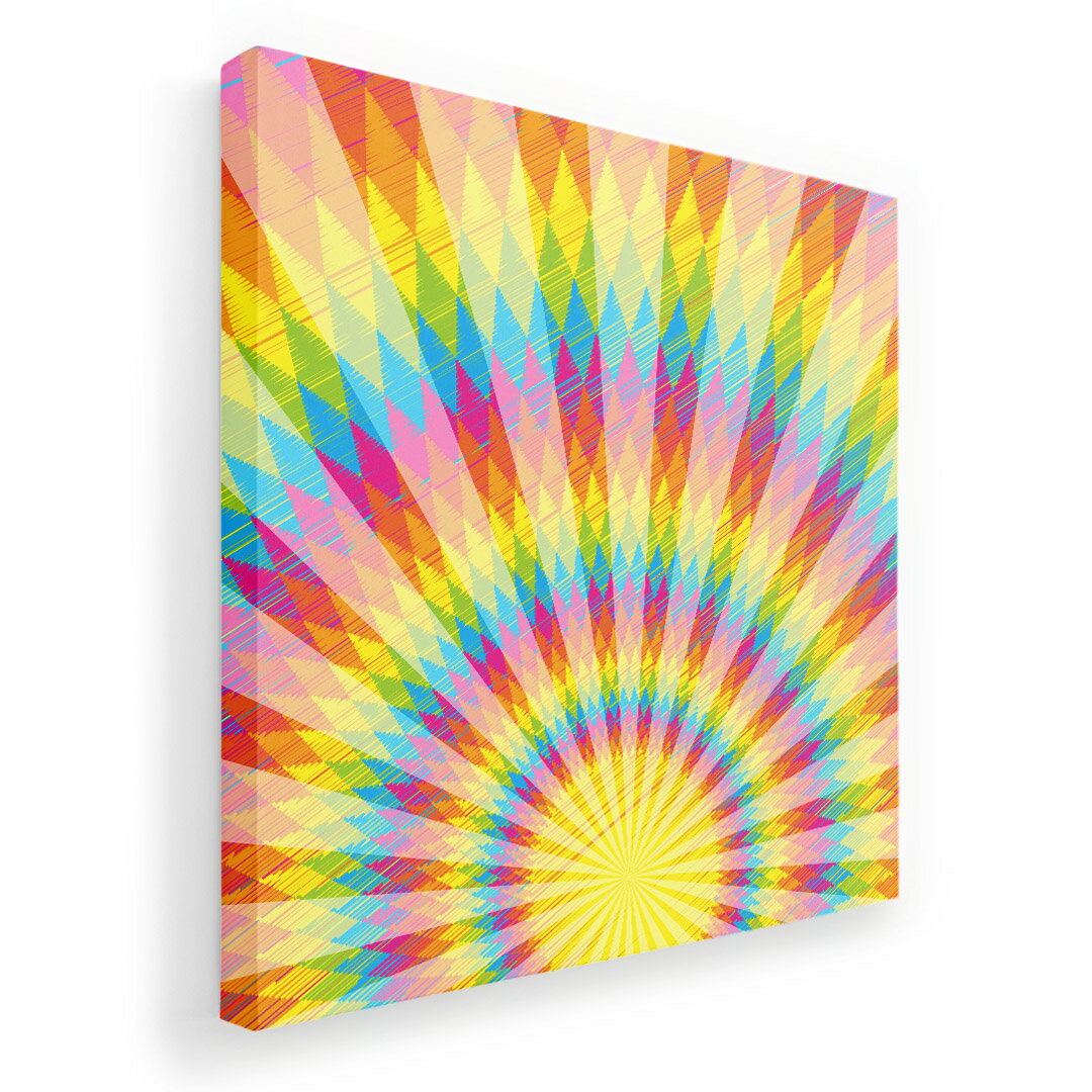 アートパネル 絵 絵画 飾り 選べるサイズ 455×455mm 正方 スクエア モダン 玄関 写真 フォト インテリア おしゃれ 013897 虹色　レインボー