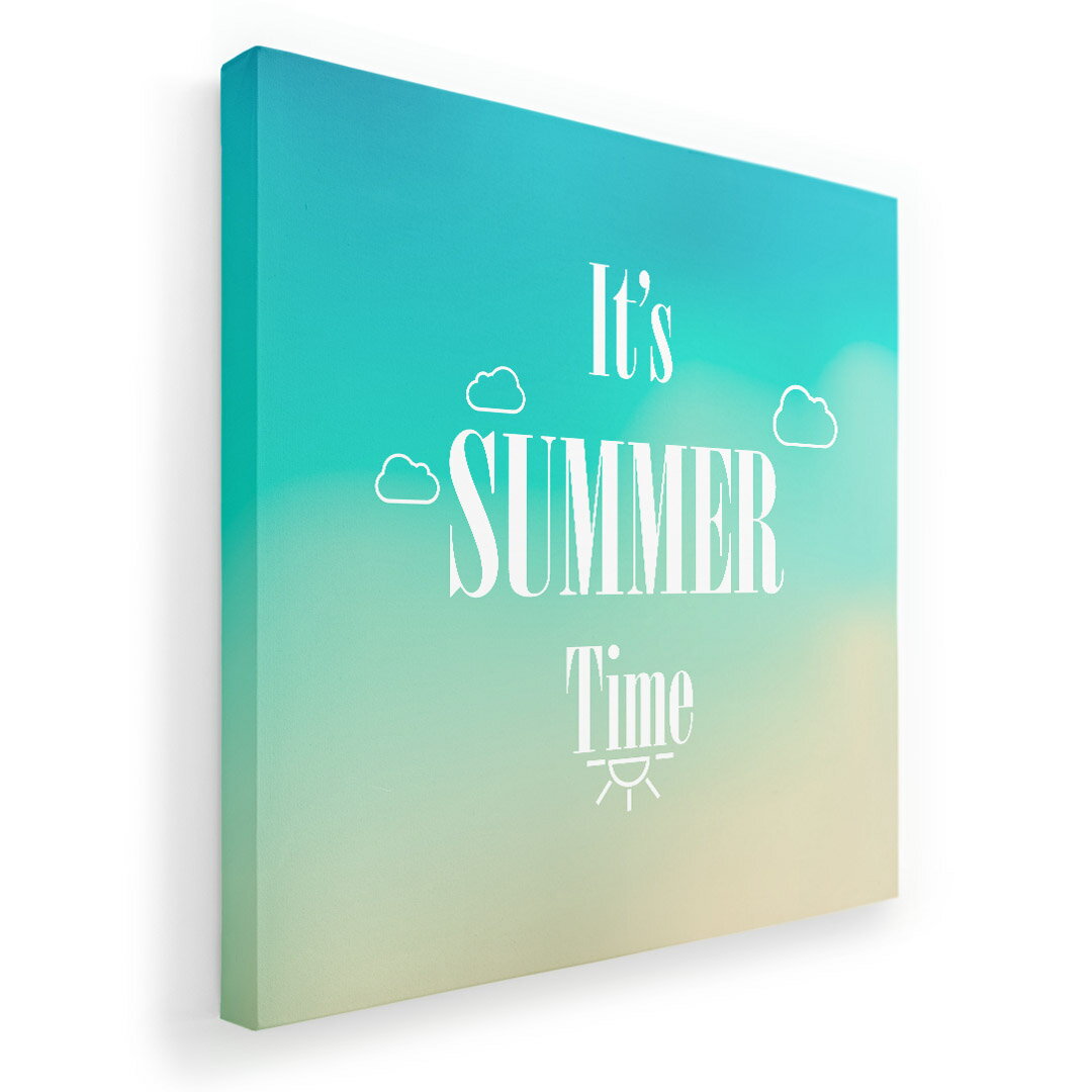 アートパネル 絵 絵画 飾り 選べるサイズ 455×455mm 正方 スクエア モダン 玄関 写真 フォト インテリア おしゃれ 013960 夏　英語　文字