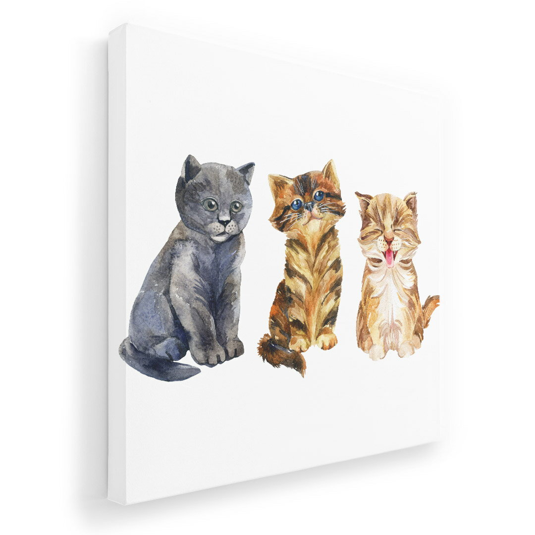 アートパネル 絵 絵画 飾り 選べるサイズ 455×455mm 正方 スクエア モダン 玄関 写真 フォト インテリア おしゃれ 014023 猫　動物　アニマル