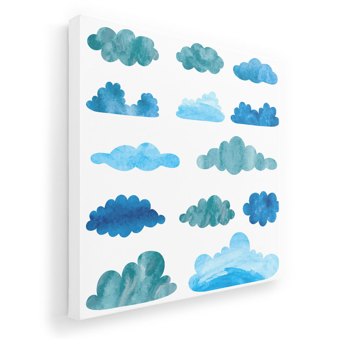 アートパネル 絵 絵画 飾り 選べるサイズ 333×333mm 正方 スクエア モダン 玄関 写真 フォト インテリア おしゃれ 015930 雲　空　青