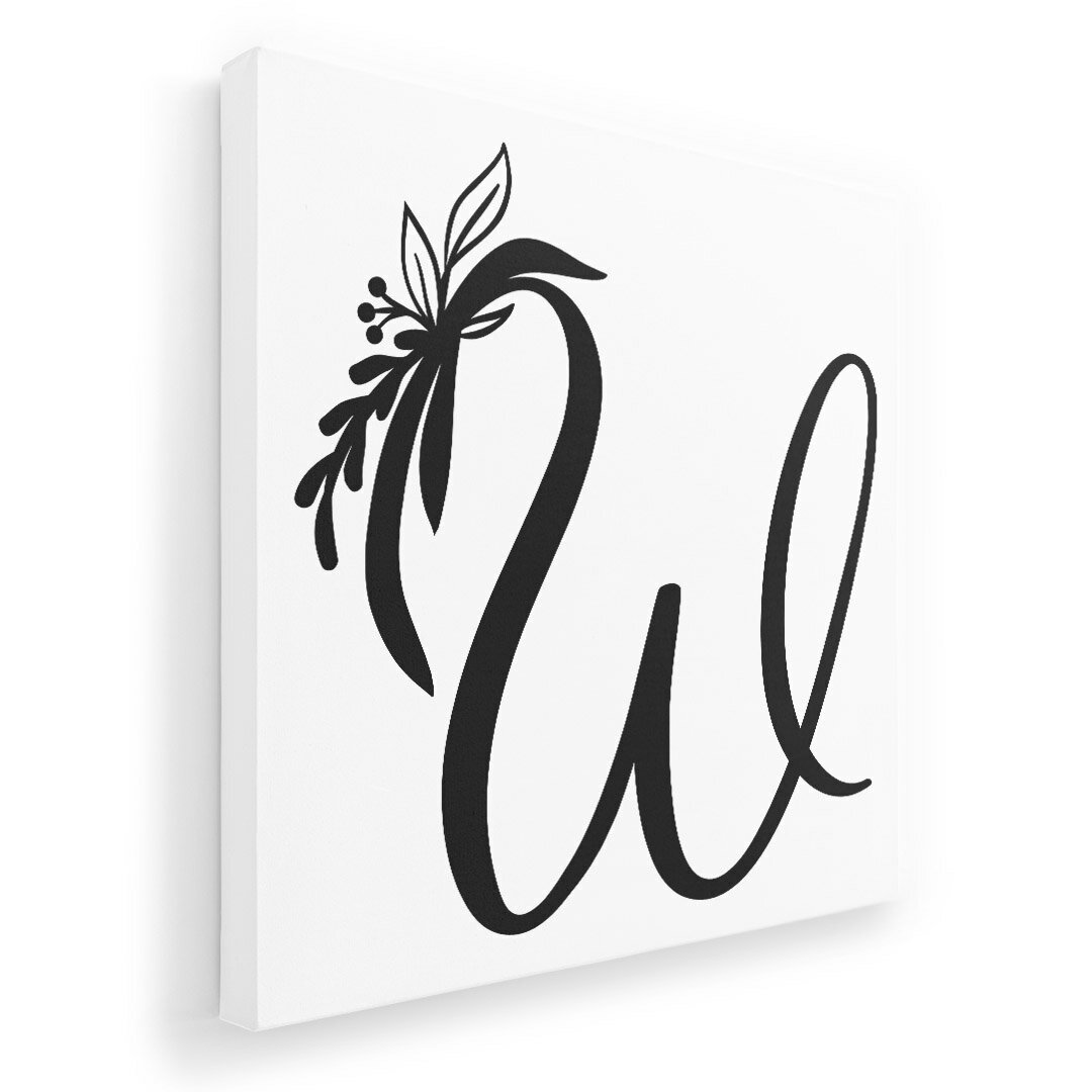 アートパネル 絵 絵画 飾り 選べるサイズ 455×455mm 正方 スクエア モダン 玄関 写真 フォト インテリア おしゃれ 019239 文字 w アルファベット(3.0)