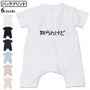 選べる6カラー バックプリント ロンパース カバーオール 赤ちゃん 半袖 デザイン 70cm 80cm rompers ベビー 新生児 キッズ 70サイズ 80サイズ ギフト マタニティ 妊婦 出産祝い プレママ ティーシャツ T shirt 022501 知らんけど(4)