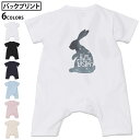 選べる6カラー バックプリント ロンパース カバーオール 赤ちゃん 半袖 デザイン 70cm 80cm rompers ベビー 新生児 キッズ 70サイズ 80...