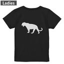 Tシャツ レディース バックプリント 半袖 ブラック 黒 デザイン M L tシャツ ティーシャツ T shirt 022741 寅(4)