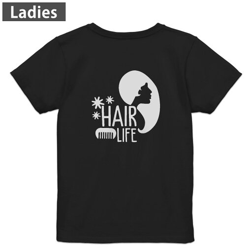 Tシャツ レディース バックプリント 半袖 ブラック 黒 デザイン M L tシャツ ティーシャツ T shirt 031756 女性 ビューティー ヘアスタイル Tシャツ レディース バックプリント 半袖 ブラック 黒 デザイン M L tシャツ ティーシャツ T shirt 031756 女性 ビューティー ヘアスタイル