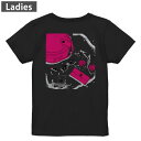 Tシャツ レディース バックプリント 半袖 ブラック 黒 デザイン M L tシャツ ティーシャツ T shirt 006112 イラスト 旅行 カメラ(4)