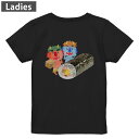 Tシャツ レディース バックプリント 半袖 ブラック 黒 デザイン M L tシャツ ティーシャツ T shirt 016453 節分 鬼 おたふく 豆(4)