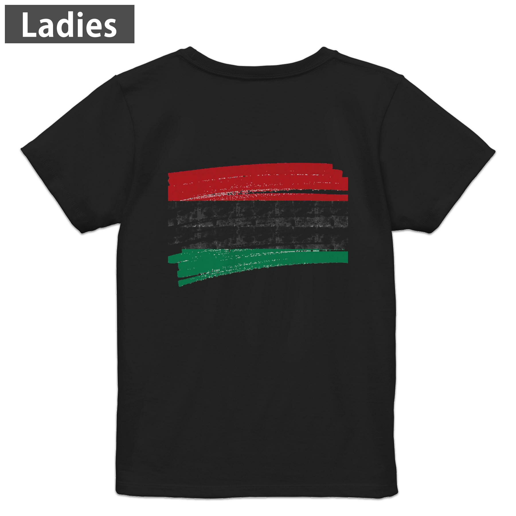 Tシャツ レディース バックプリント 半袖 ブラック 黒 デザイン M L tシャツ ティーシャツ T shirt 018468 hungary ハンガリー