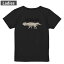 Tシャツ レディース バックプリント 半袖 ブラック 黒 デザイン M L tシャツ ティーシャツ T shirt 019818 恐竜 Leptoceratops レプトケラトプス 2,180円