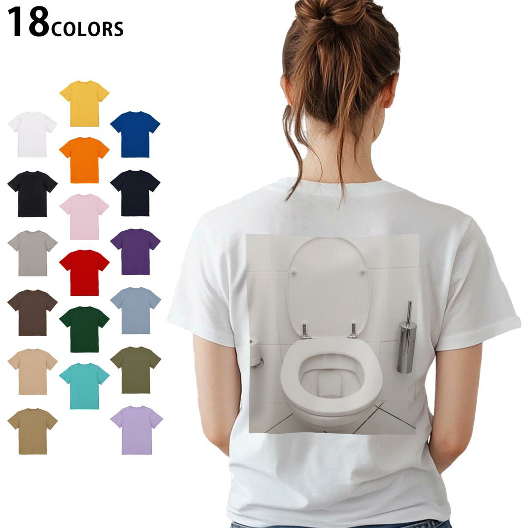 選べる18カラー Tシャツ レディース 半袖 ホワイト グレー デザイン M L Tシャツ ティーシャツ T shirt..