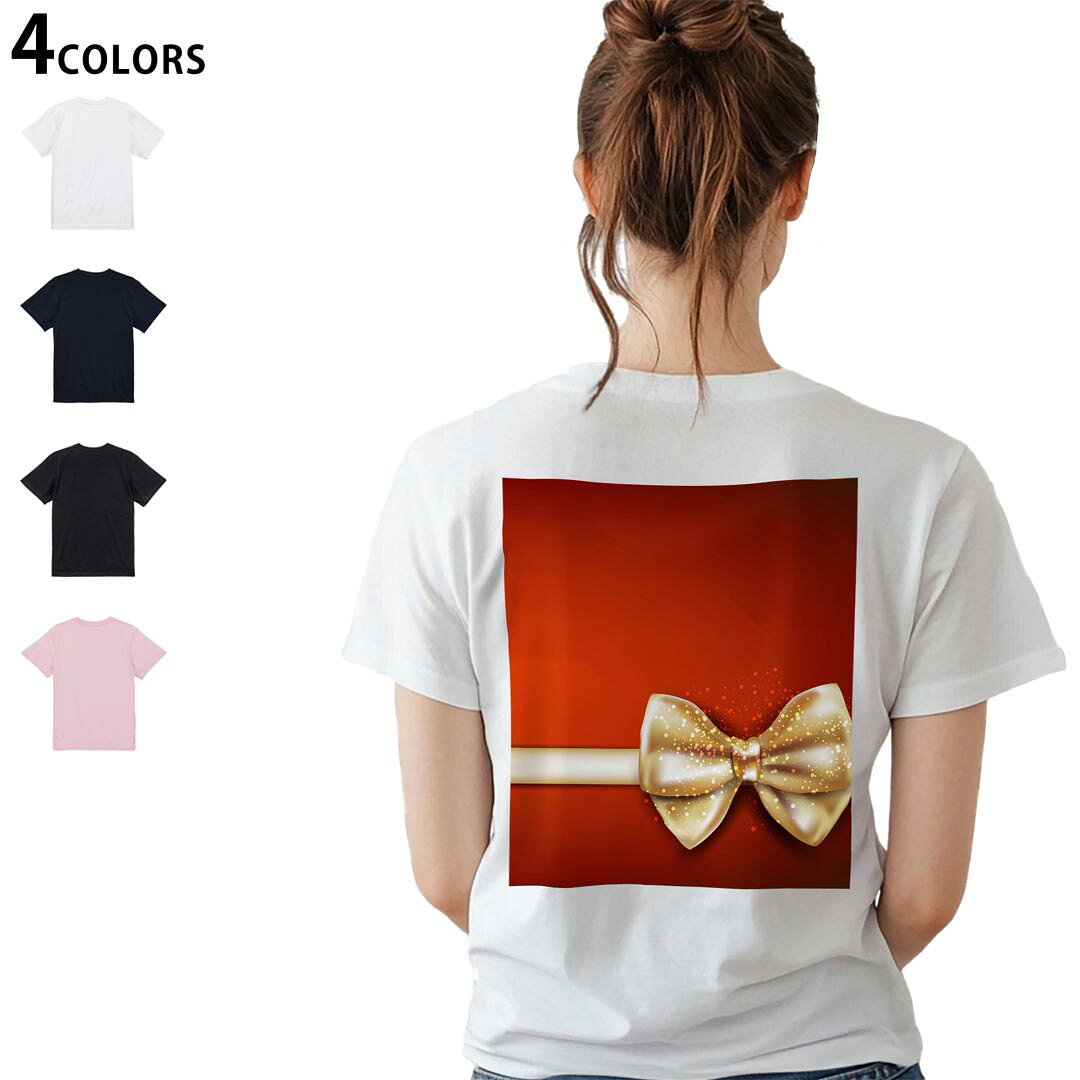 楽天市場】リボン 赤（Tシャツ・カットソー｜トップス）：レディース