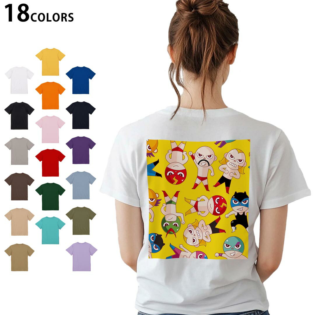 選べる18カラー Tシャツ レディース 半袖 ホワイト グレー デザイン M L Tシャツ ティーシャツ T shirt..
