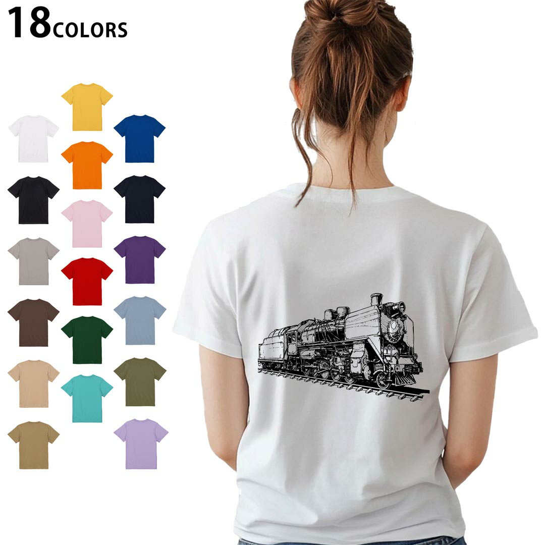 選べる18カラー Tシャツ レディース 半袖 ホワイト グレー デザイン M L Tシャツ ティーシャツ T shirt..