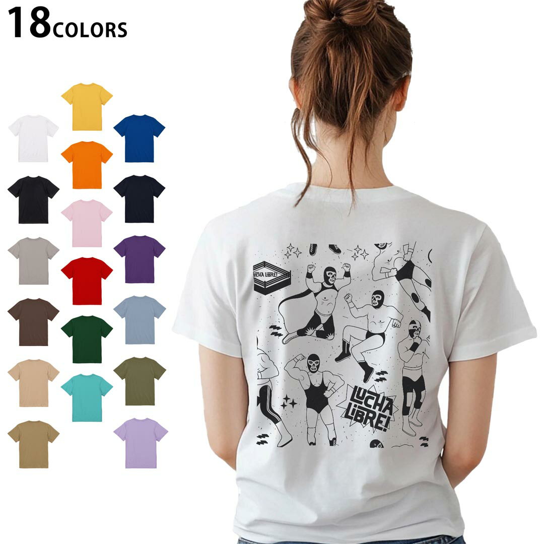 選べる18カラー Tシャツ レディース 半袖 ホワイト グレー デザイン M L Tシャツ ティーシャツ T shirt..