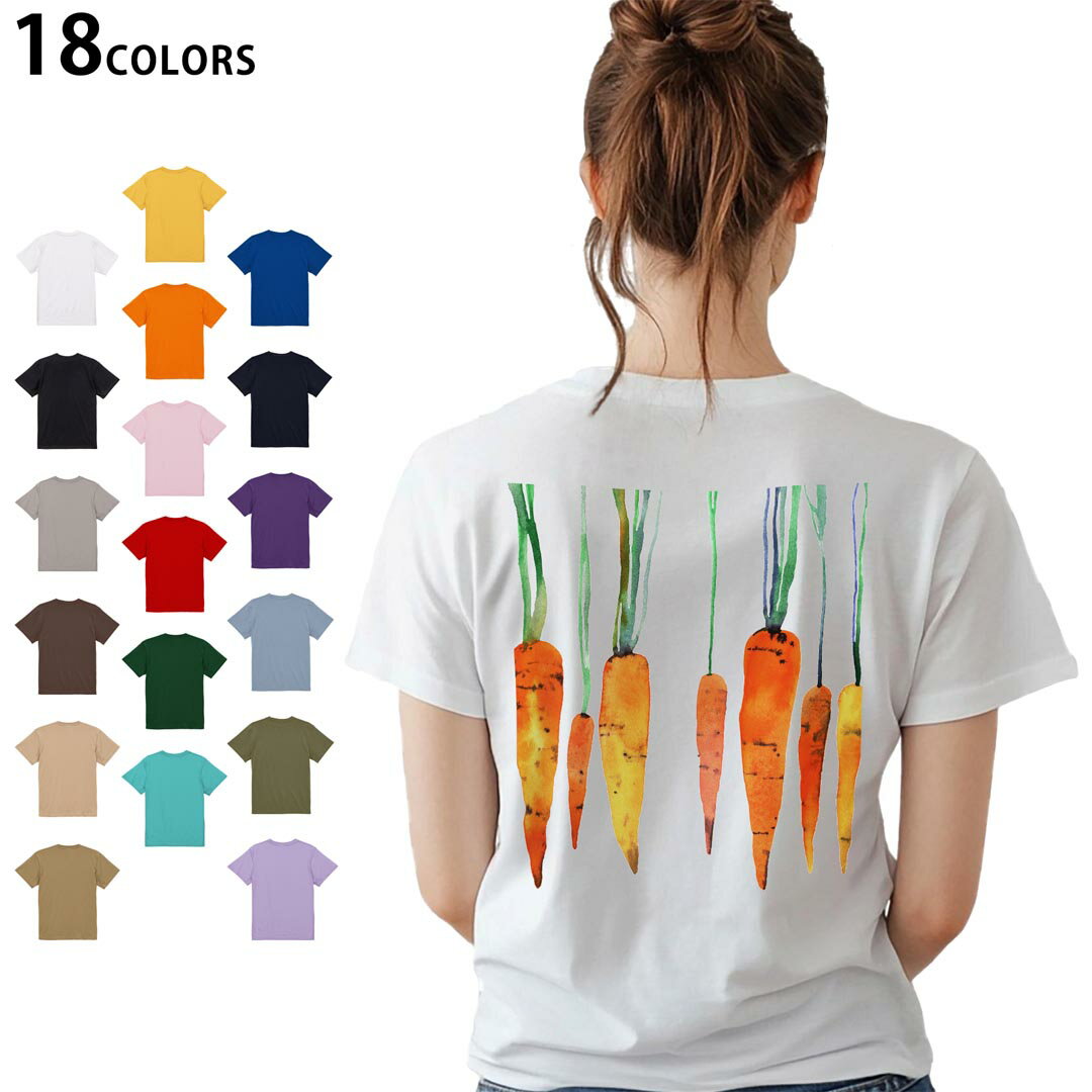 選べる18カラー Tシャツ レディース 半袖 ホワイト グレー デザイン M L Tシャツ ティーシャツ T shirt..