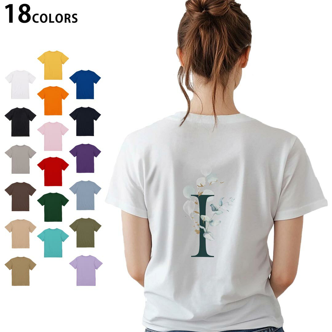 選べる18カラー Tシャツ レディース 半袖 ホワイト グレー デザイン M L Tシャツ ...