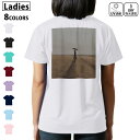 ドライ Tシャツ バックプリント 選べる8カラー tシャツ レディース 半袖 速乾 紫外線遮蔽 UV デザイン 2サイズ Tシャツ ティーシャツ T shirt 023982 人物 傘