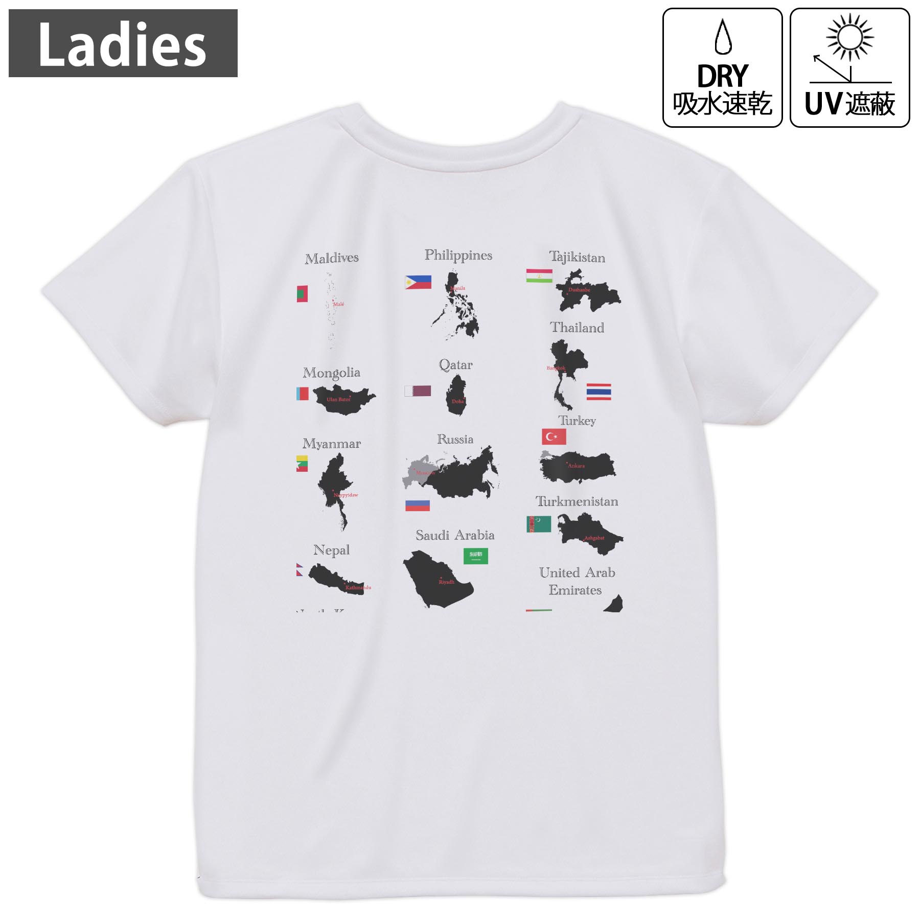 ��ǥ����� �ɥ饤�Хå��ץ���T����� �ۥ磻�� Ⱦµ 4.1���� ���� �ȥ졼�˥� ���ݡ��� ��ư�� �ɥ饤��������å� UV���å� �糰������ �ۿ�®�� �ǥ����� Tshirt M L 003441 ���񡡹�����Ͽ�