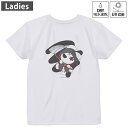 レディース ドライバックプリントTシャツ ホワイト 半袖 4.1オンス ジム トレーニング スポーツ 運動会 ドライアスレチック UVカット 紫外線遮蔽 吸水速乾 デザイン Tshirt M L 032562 ハロウィン キャラクター
