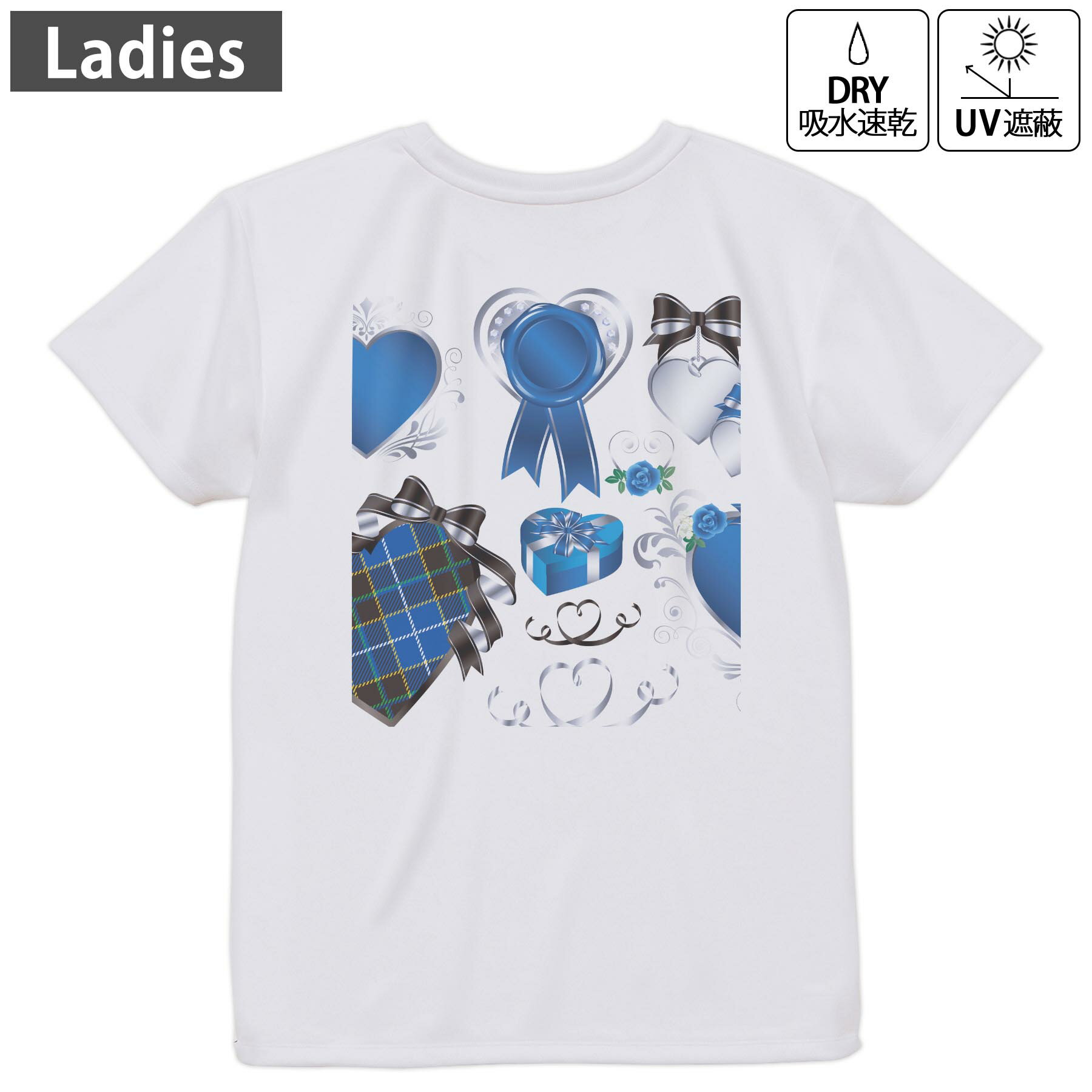 レディースドライバックプリントTシ...