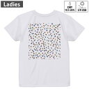 レディース ドライバックプリントTシャツ ホワイト 半袖 4.1オンス ジム トレーニング スポーツ 運動会 ドライアスレチック UVカット 紫外線遮蔽 吸水速乾 デザイン Tshirt M L 016418 人間(4)