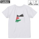 レディース ドライバックプリントTシャツ ホワイト 半袖 4.1オンス ジム トレーニング スポーツ 運動会 ドライアスレチック UVカット 紫外線遮蔽 吸水速乾 デザイン Tshirt M L 018860 jordan ヨルダン(4)