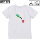 レディース ドライバックプリントTシャツ ホワイト 半袖 4.1オンス ジム トレーニング スポーツ 運動会 ドライアスレチック UVカット 紫外線遮蔽 吸水速乾 デザイン Tshirt M L 018932 saint_kitts 聖キット(4)