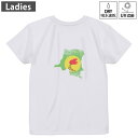 レディース ドライバックプリントTシャツ ホワイト 半袖 4.1オンス ジム トレーニング スポーツ 運動会 ドライアスレチック UVカット 紫外線遮蔽 吸水速乾 デザイン Tshirt M L 018988 zaire ザイール