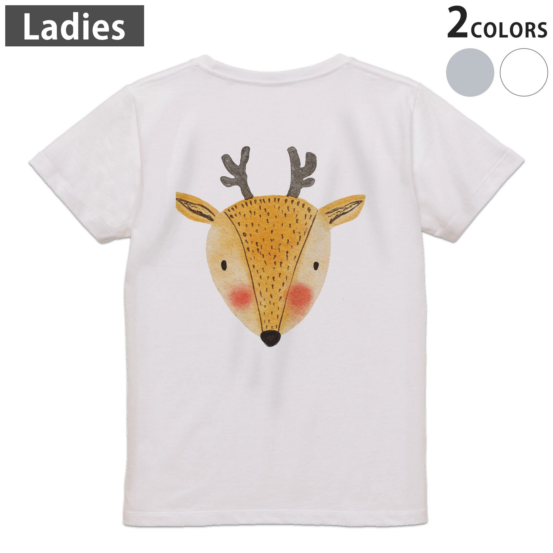 T����� ��ǥ����� �Хå��ץ��� Ⱦµ �ۥ磻�� ���졼 �ǥ����� M L�ƥ�������� T shirt 026182 ưʪ�������������Х��