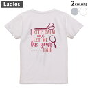 Tシャツ レディース バックプリント 半袖 ホワイト グレー デザイン M Lティーシャツ T shirt 031805 ヘアサロン おしゃれ ピンク(4)