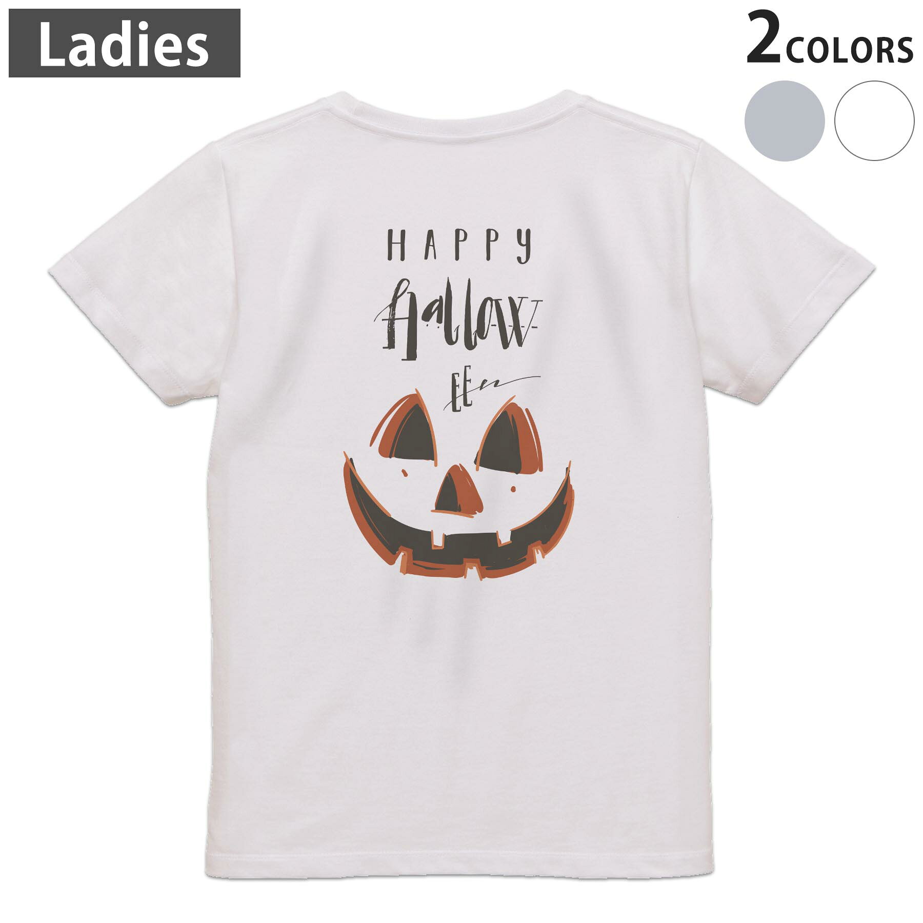 tシャツ レディース 半袖 ホワイト グレー デザイン M L Tシャツ ティーシャツ T shirt　白 灰色▼バックプリントTシャツ　ホワイト・グレー全デザイン▼▼女性用半袖Tシャツ　デザインはこちらから▼ ▼女性用半袖Tシャツ　ブラック前面デザインはこちらから▼▼女性用半袖Tシャツ　ブラック バックデザインはこちらから▼