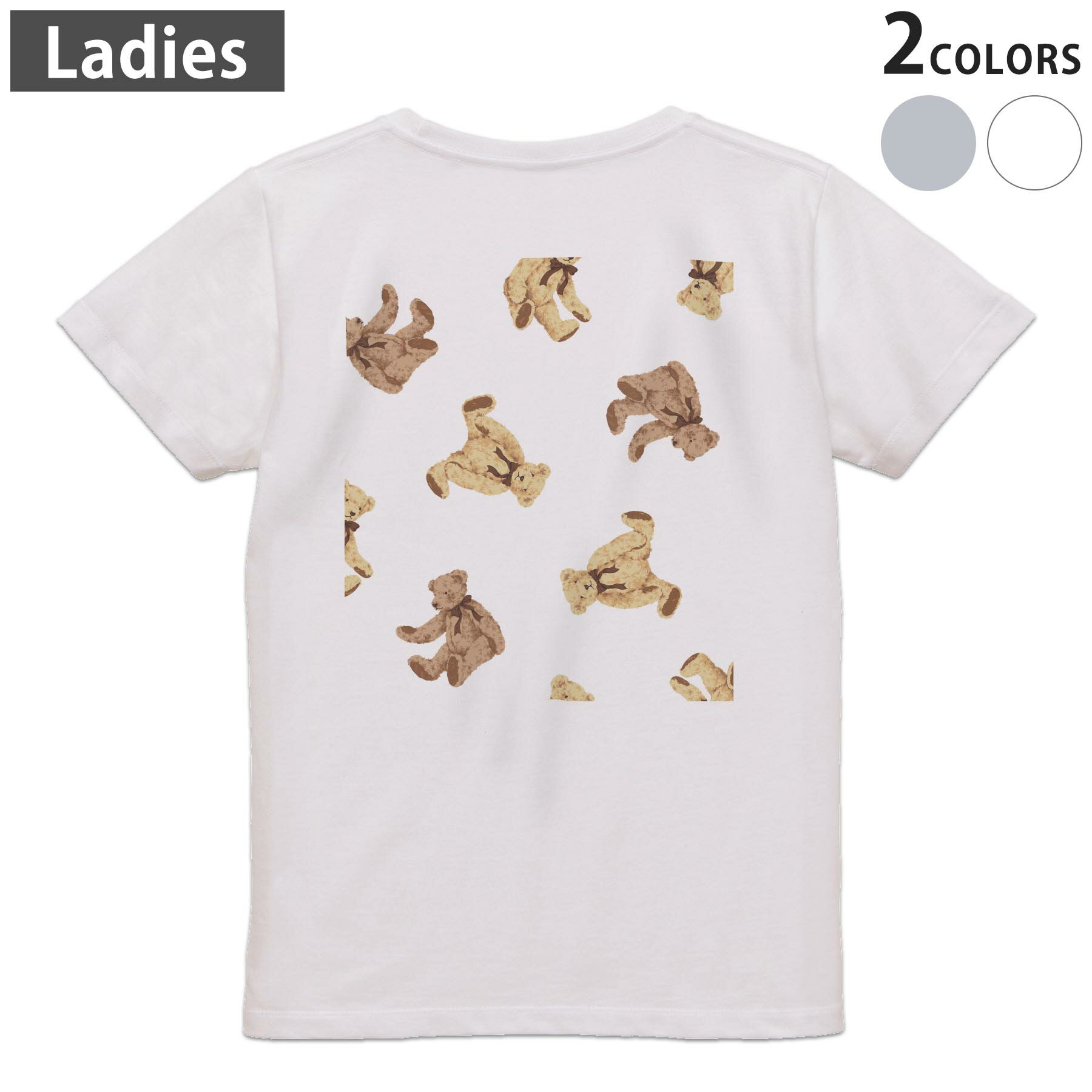 ホワイトクマ ぬいぐるみ Tシャツ付き GUND】Tシャツベア ピンク・ホワイト テディベア ぬいぐるみ クマ くま