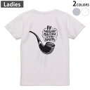 Tシャツ レディース バックプリント 半袖 ホワイト グレー デザイン M Lティーシャツ T shirt 014268 英語 文字 タバコ(4)