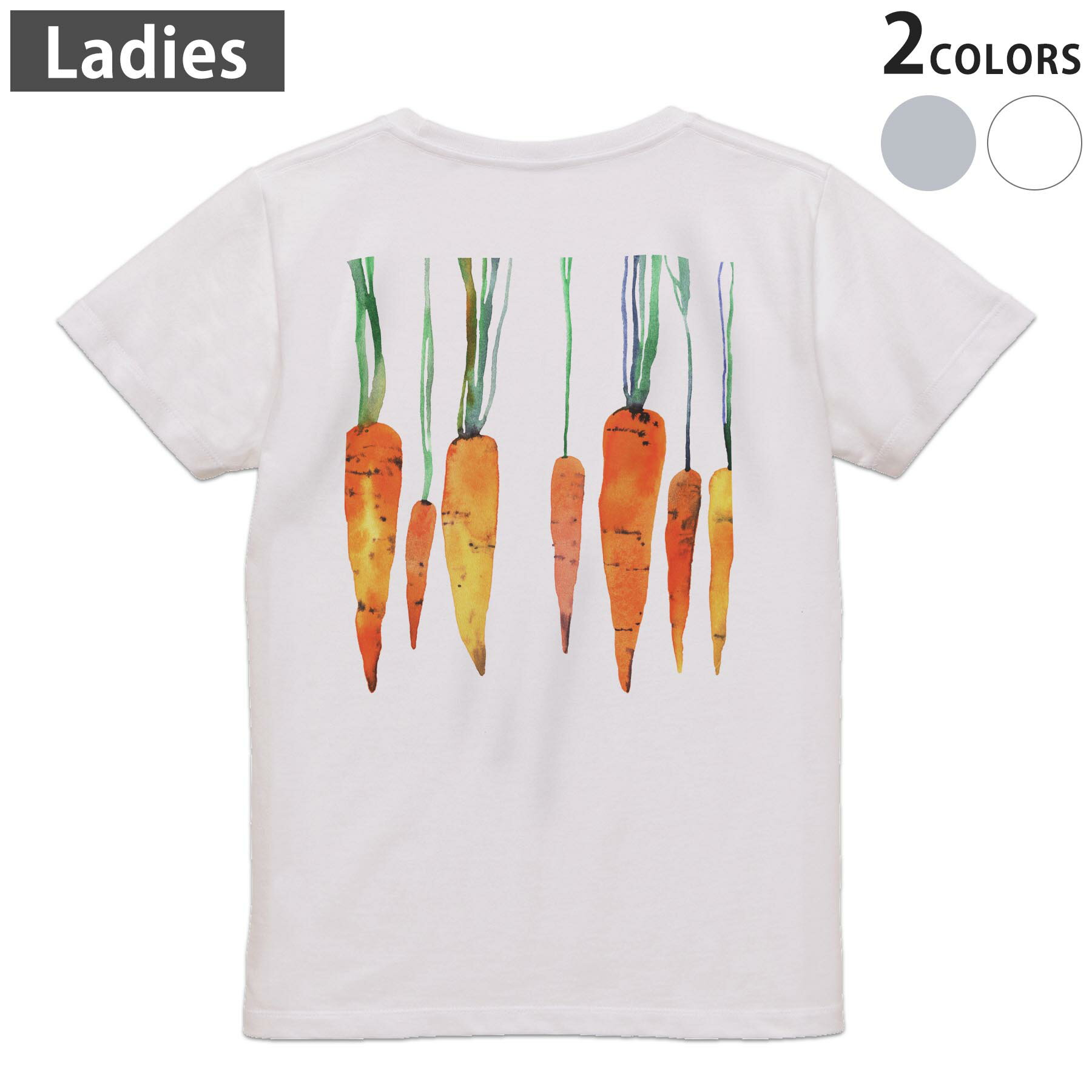 Tシャツ レディース バックプリント 半袖 ホワイト グレー デザイン M Lティーシャツ T shirt 014822 ..