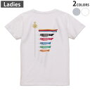 Tシャツ レディース バックプリント 半袖 ホワイト グレー デザイン M Lティーシャツ T shirt 015336 こどもの日 鯉のぼり 兜 熊