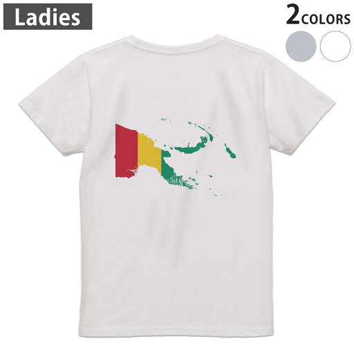 Tシャツ レディース バックプリント 半袖 ホワイト グレー デザイン M Lティーシャツ T shirt 018842 guinea ギニア Tシャツ レディース バックプリント 半袖 ホワイト グレー デザイン M Lティーシャツ T shirt 018842 guinea ギニア