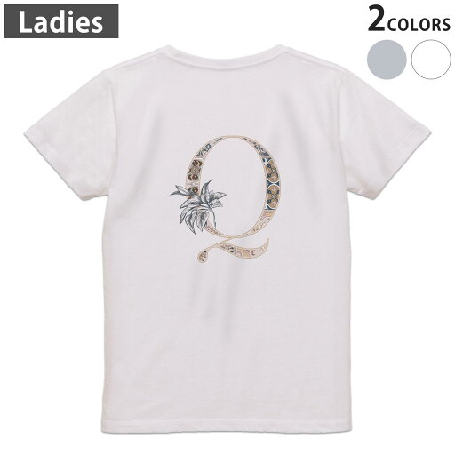 Tシャツ レディース バックプリント 半袖 ホワイト グレー デザイン M Lティーシャツ T shirt 019161 文字 q アルファベット Tシャツ レディース バックプリント 半袖 ホワイト グレー デザイン M Lティーシャツ T shirt 019161 文字 q アルファベット