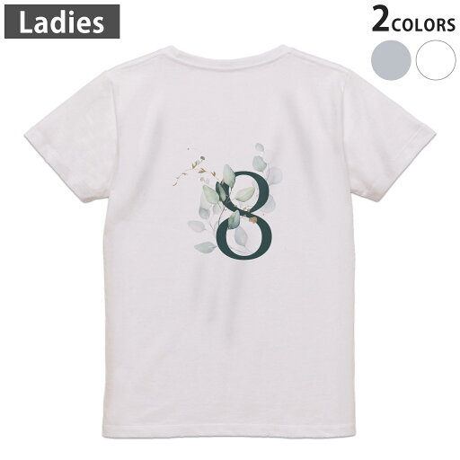 Tシャツ レディース バックプリント 半袖 ホワイト グレー デザイン M Lティーシャツ T shirt 019377 文字 8 Tシャツ レディース バックプリント 半袖 ホワイト グレー デザイン M Lティーシャツ T shirt 019377 文字 8