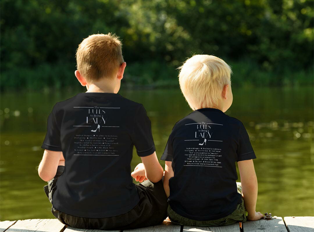 tシャツ キッズ バックプリント 半袖 黒地 ブラック デザイン 90 100 110 120 130 140 150 Tシャツ ティーシャツ T shirt 009449 英語　おしゃれ　白　黒