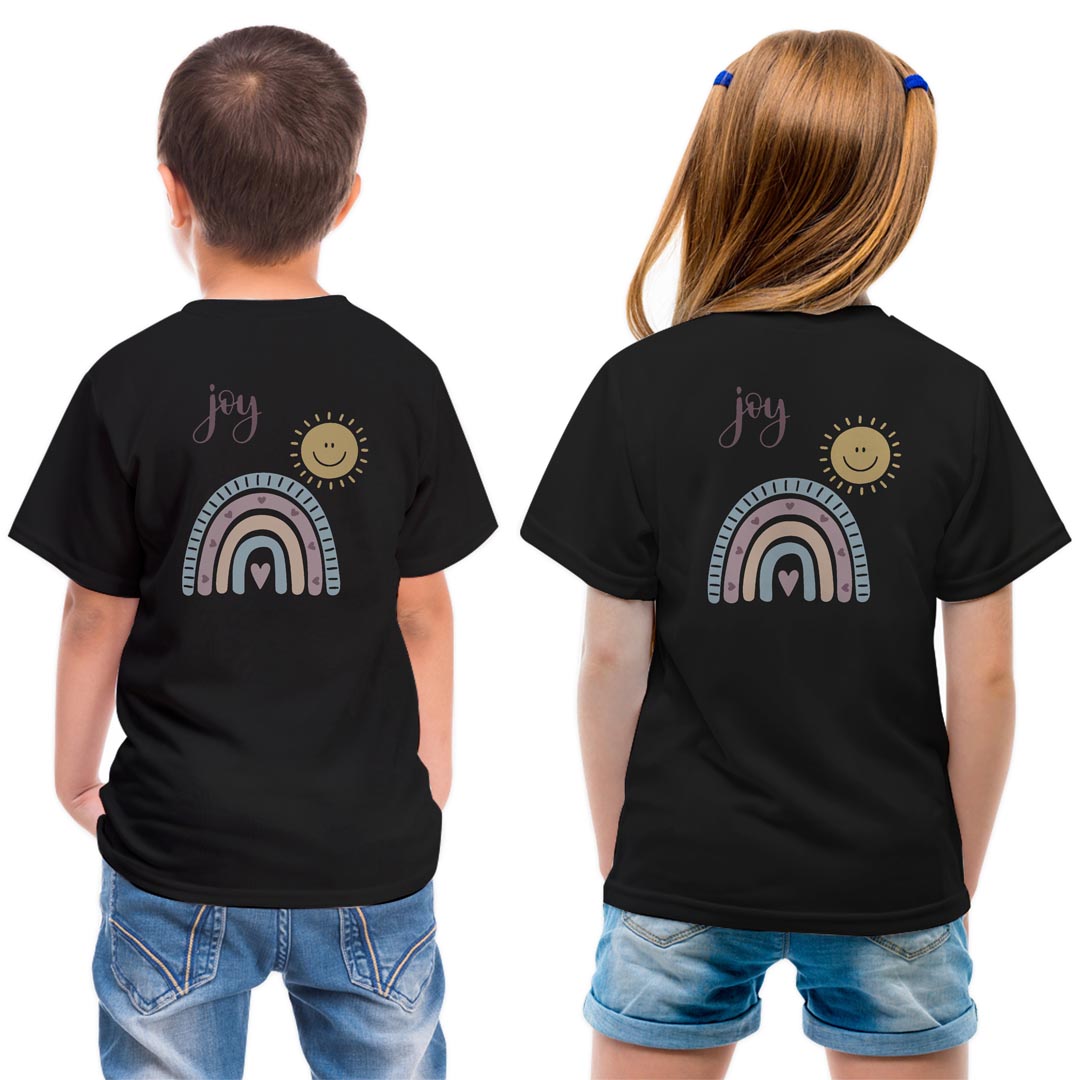 tシャツ キッズ バックプリント 半袖 黒地 ブラック デザイン 90 100 110 120 130 140 150 Tシャツ ティーシャツ T shirt▼バックプリントTシャツ　ブラック全デザイン▼ ▼キッズ用Tシャツ　ブラック全デザ...