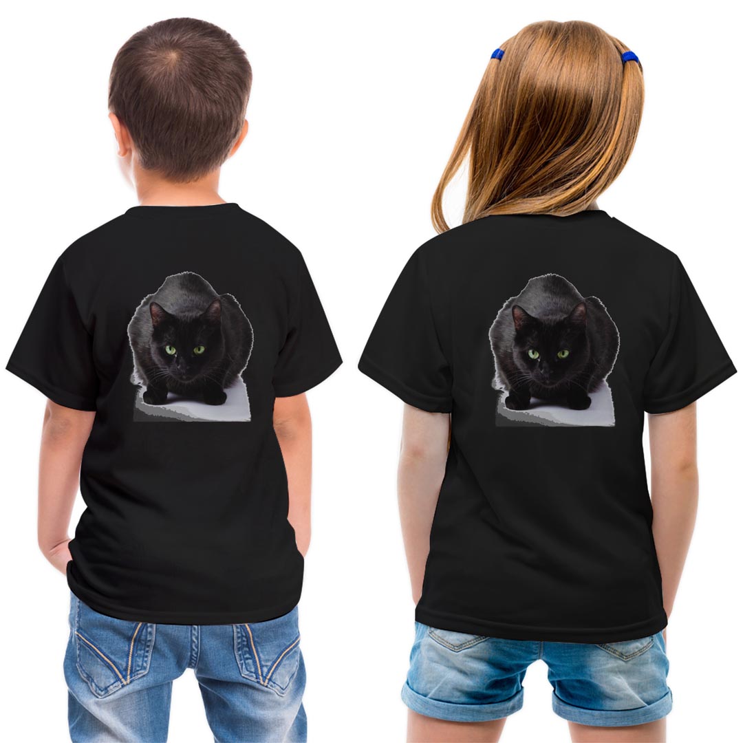 tシャツ キッズ バックプリント 半袖 黒地 ブラック デザイン 90 100 110 120 130 140 150 Tシャツ テ..