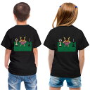 tシャツ キッズ バックプリント 半袖 黒地 ブラック デザイン 90 100 110 120 130 140 150 Tシャツ ティーシャツ T shirt ...