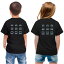 tシャツ キッズ バックプリント 半袖 黒地 ブラック デザイン 90 100 110 120 130 140 150 Tシャツ ティーシャツ T shirt 016168 ドライブレコーダー