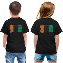 tシャツ キッズ バックプリント 半袖 黒地 ブラック デザイン 90 100 110 120 130 140 150 Tシャツ ティーシャツ T shirt ...