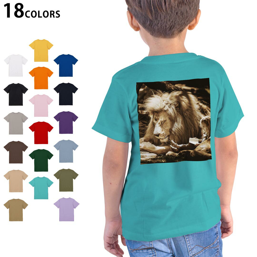 選べる18カラー Tシャツ キッズ 半袖 ホワイト グレー デザイン 90 100 110 120 130 140 150 160 Tシャ..