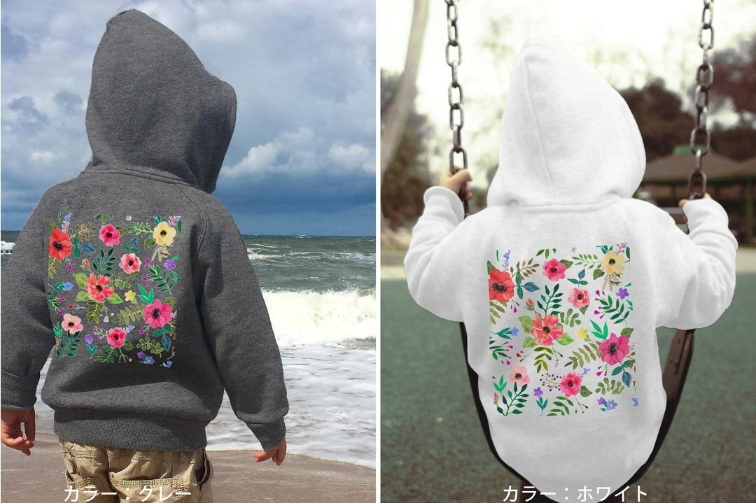 ���٤�3���顼 �ѡ����� �������å� �Хå��ץ��ȥ��å� �˽����� �ˤλ� ���λ� ��˥��å��� unisex Ĺµ �ǥ����� ��� 110 130 150 parker sweat 013494 �֡�����������ե�