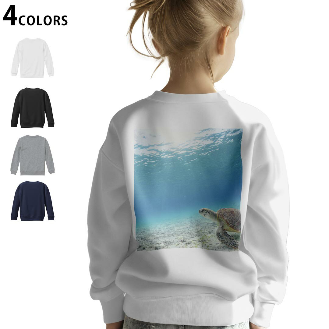 選べる3カラーバックプリントスウェ...